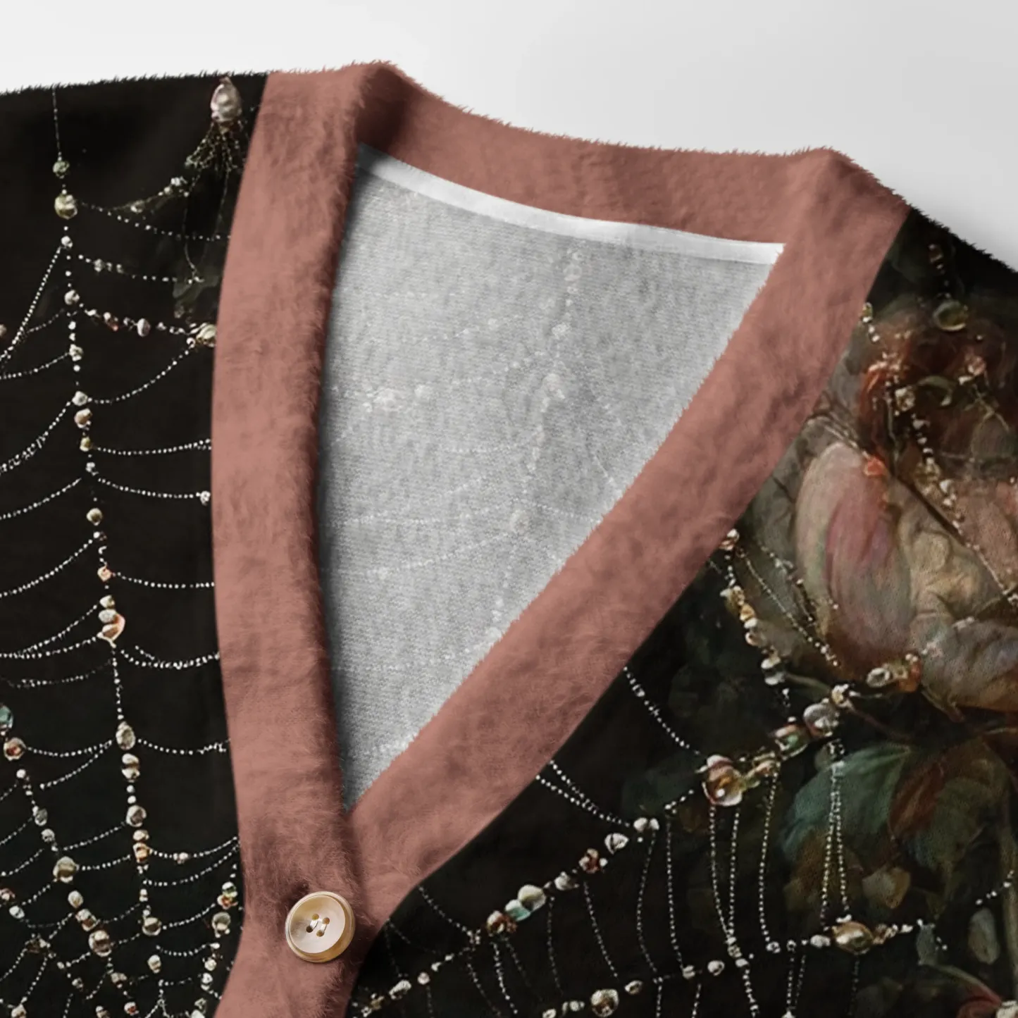 Tokyo-Tiger The Spider’s Tapestry Ugly Cardigan Sweater