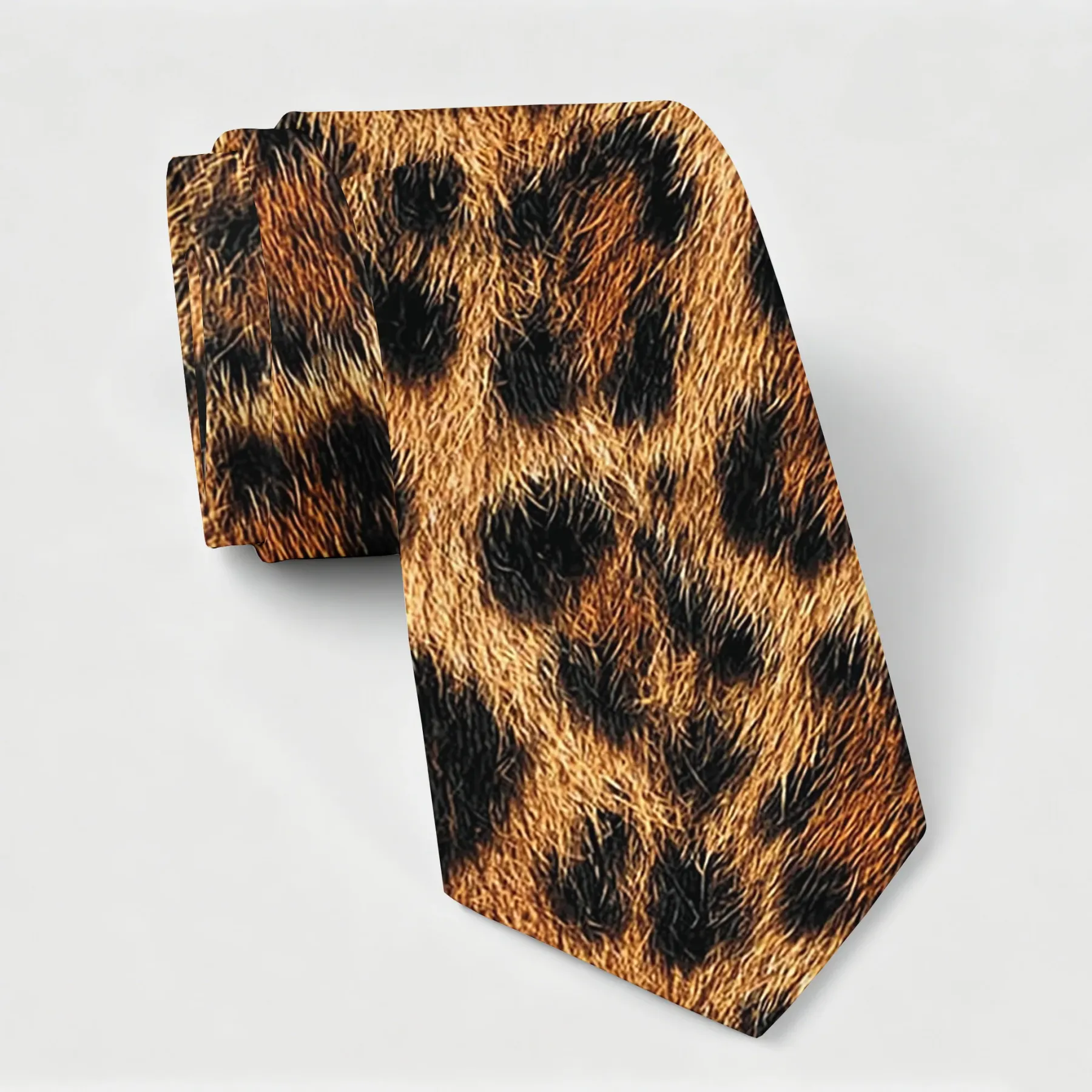 Tokyo-Tiger Savanna-Spirit Leopard Spots: The Wild Charm Necktie