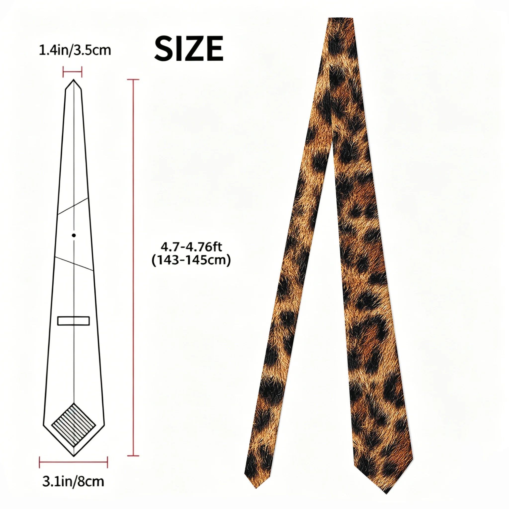 Tokyo-Tiger Savanna-Spirit Leopard Spots: The Wild Charm Necktie