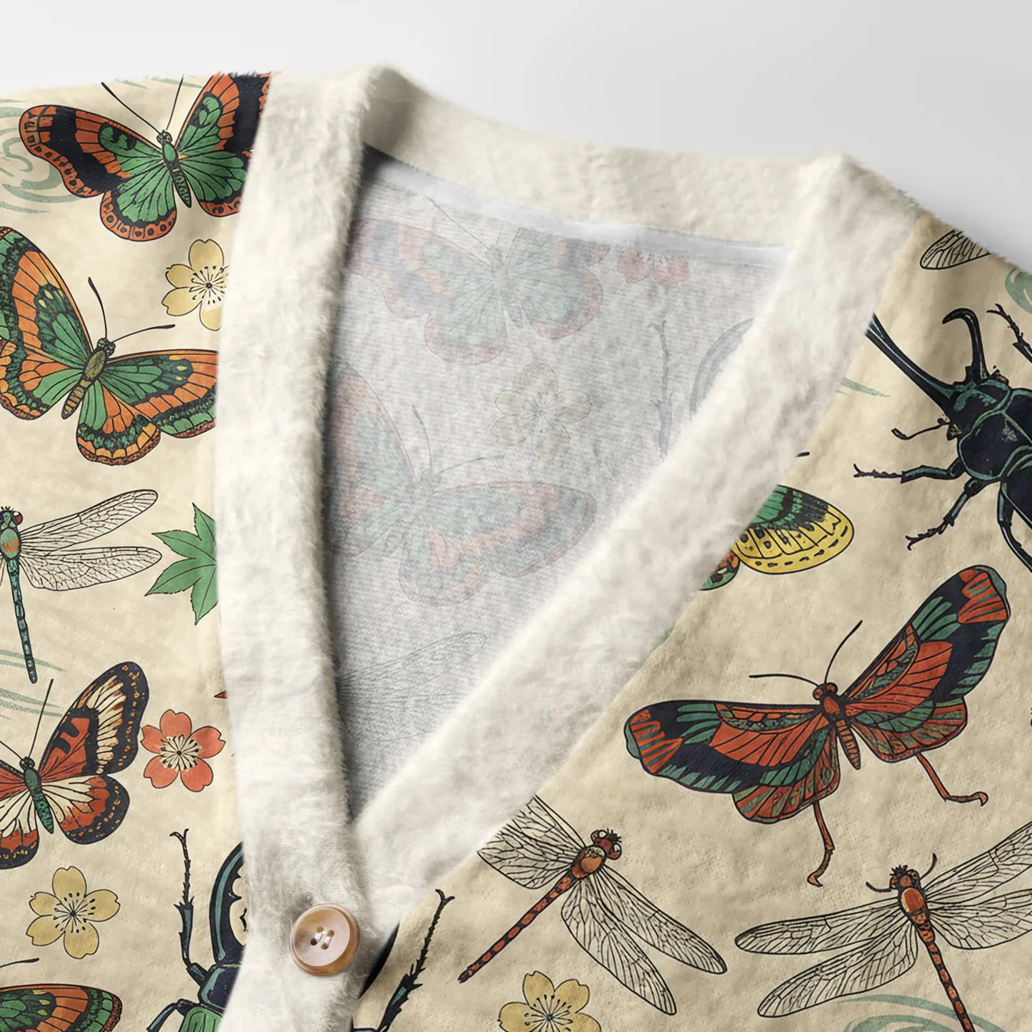 Tokyo-Tiger Insect World Ugly Cardigan Sweater