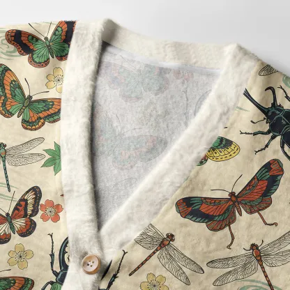 Tokyo-Tiger Insect World Ugly Cardigan Sweater