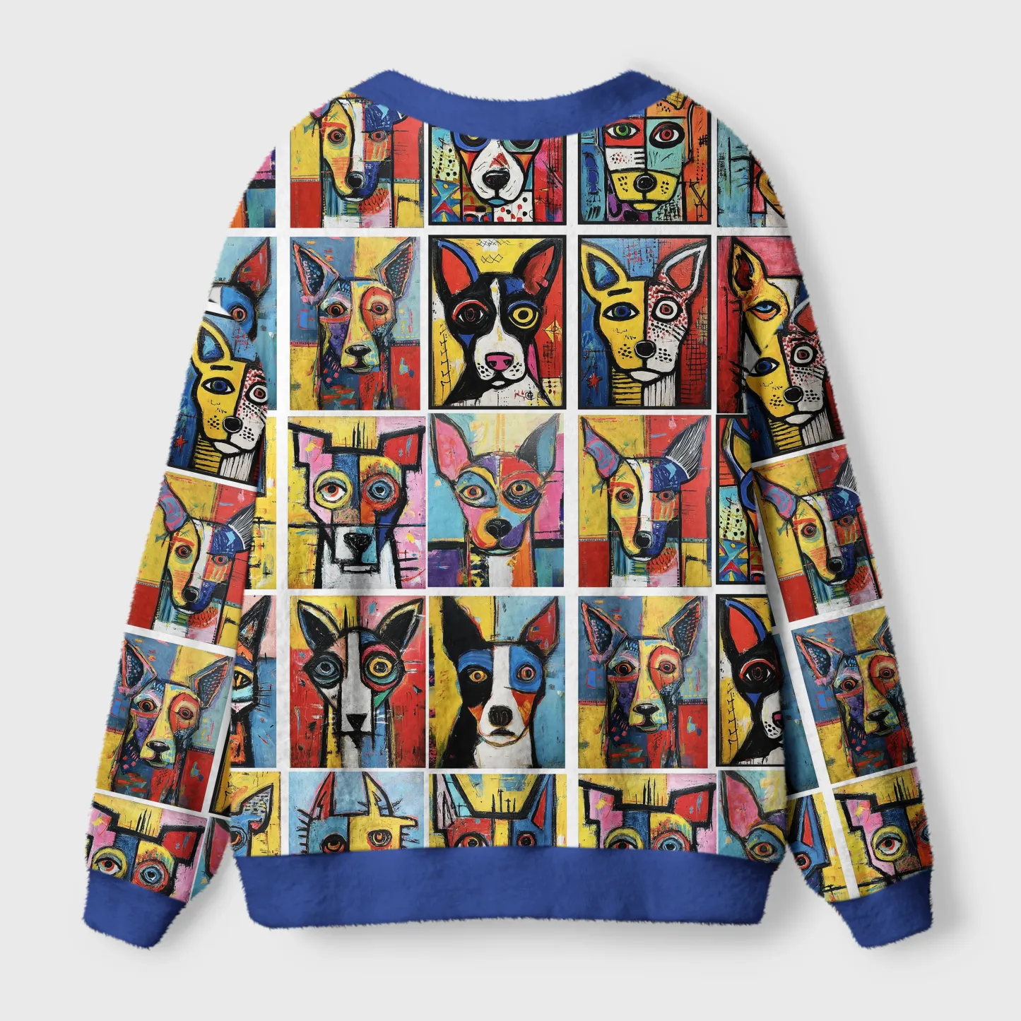 Tokyo-Tiger Paw-casso：The Artful Dog Ugly Cardigan Sweater