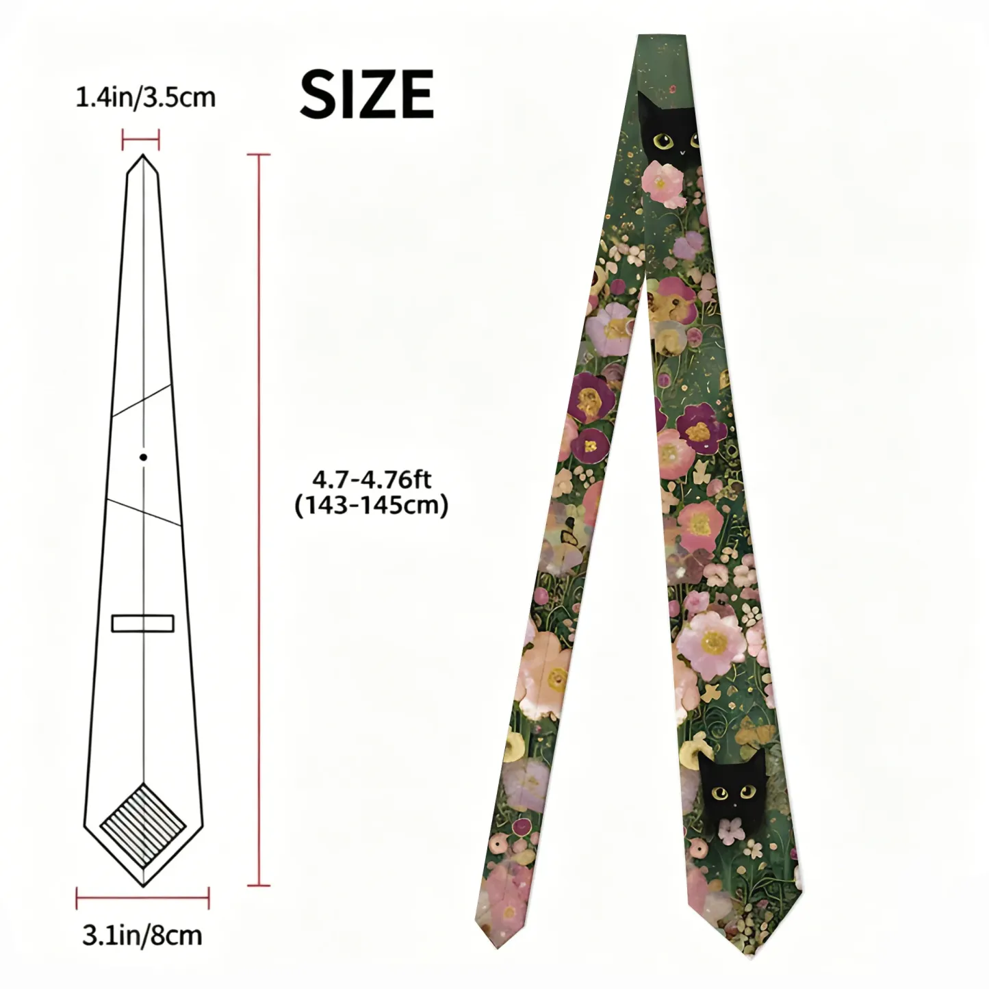 Tokyo-Tiger Secret Garden Necktie