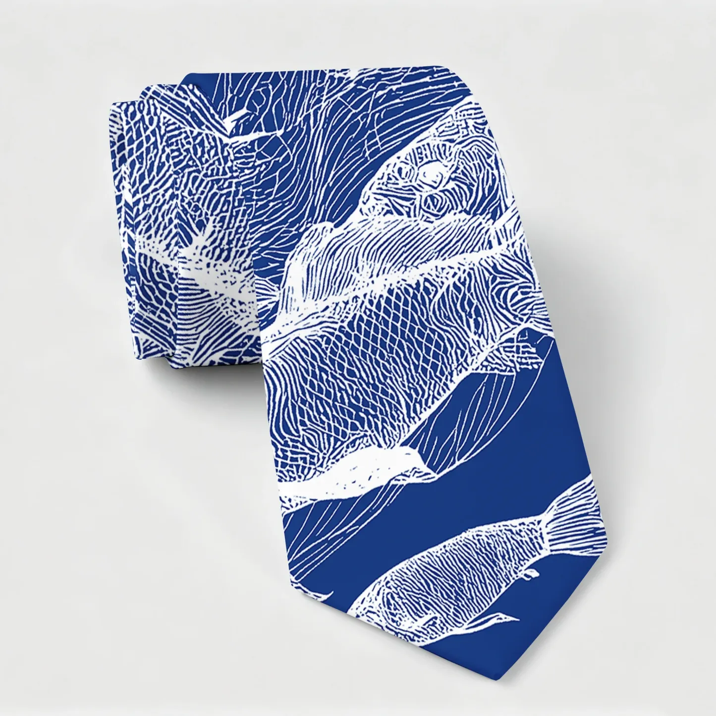 Tokyo-Tiger Blueprint Of The Sea Necktie