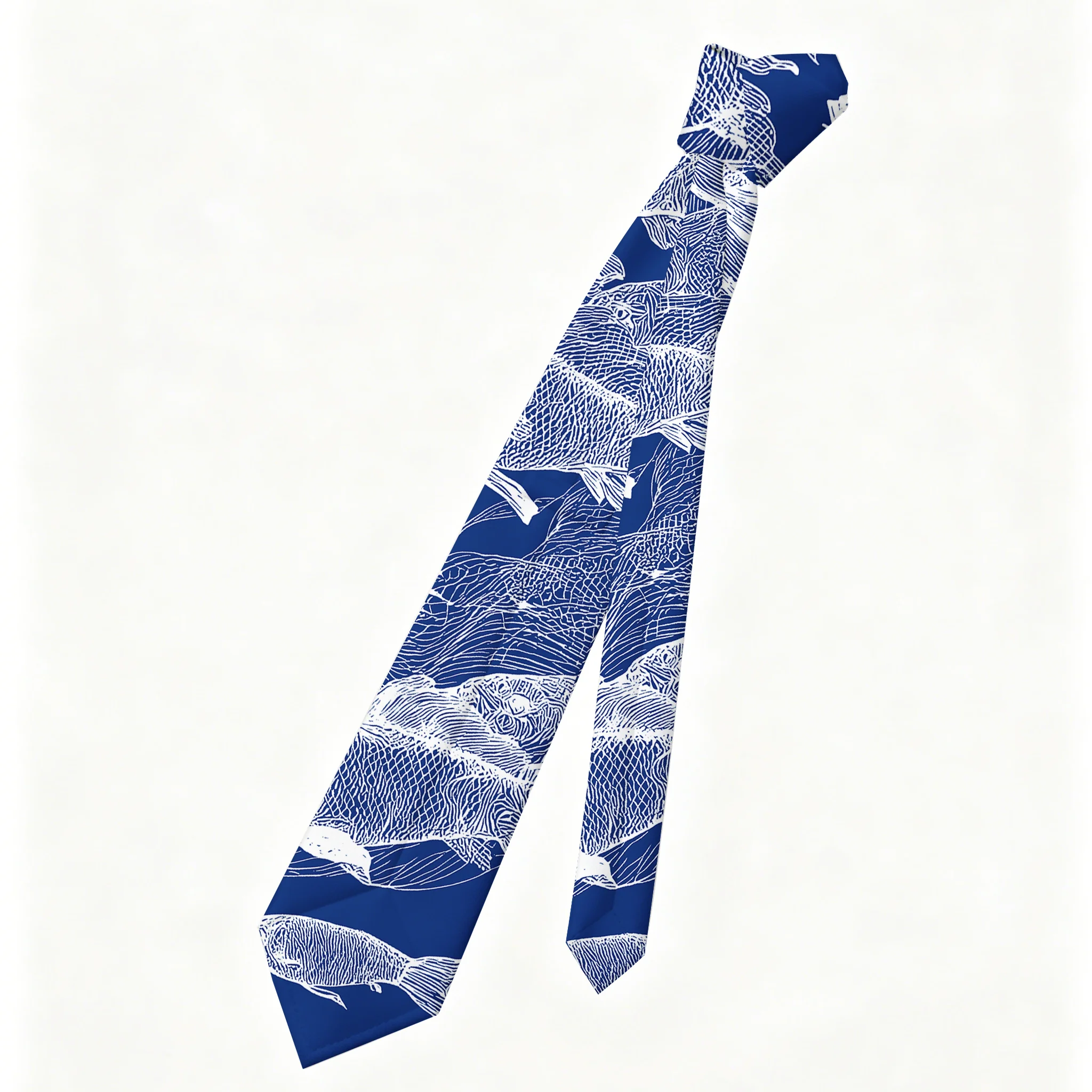Tokyo-Tiger Blueprint Of The Sea Necktie