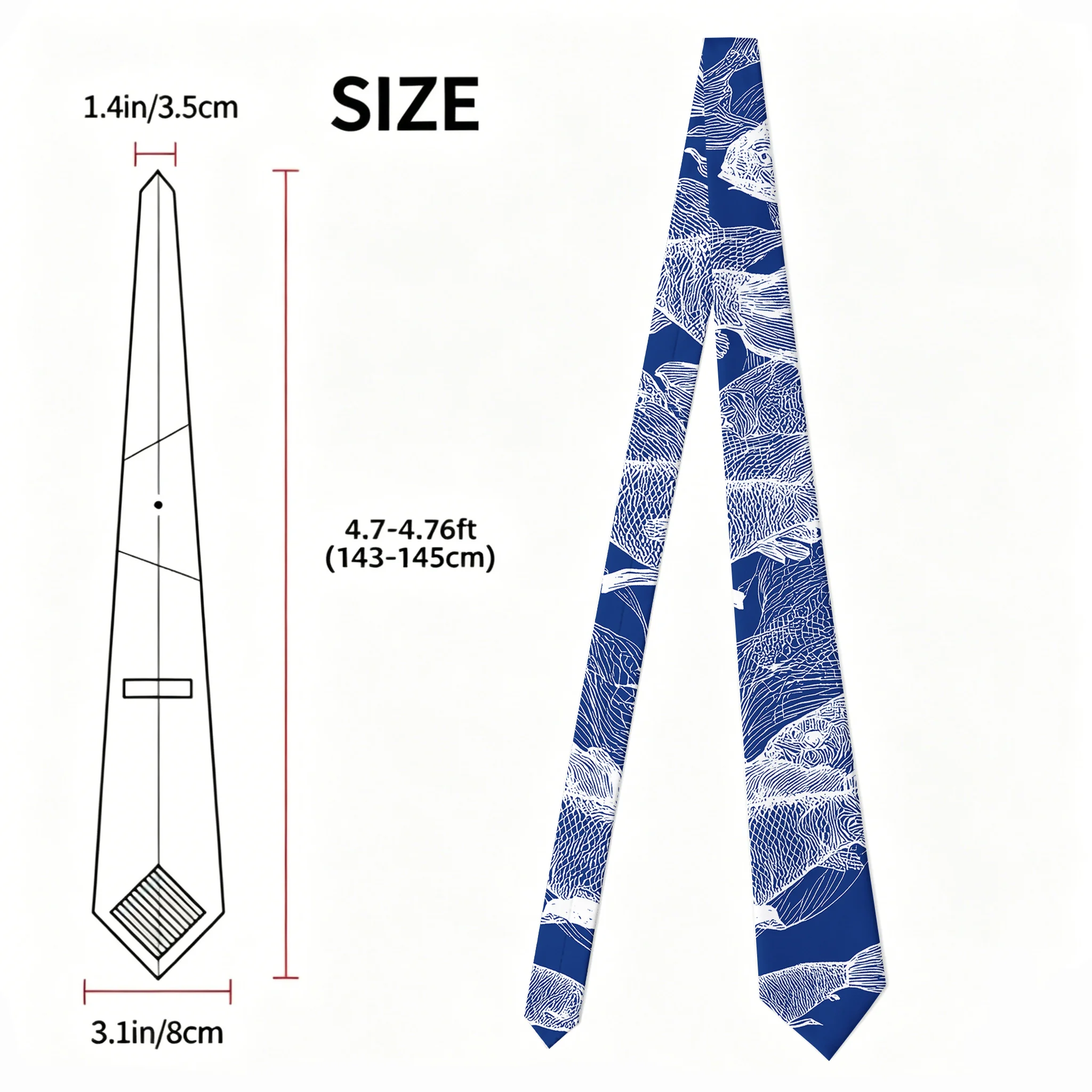Tokyo-Tiger Blueprint Of The Sea Necktie