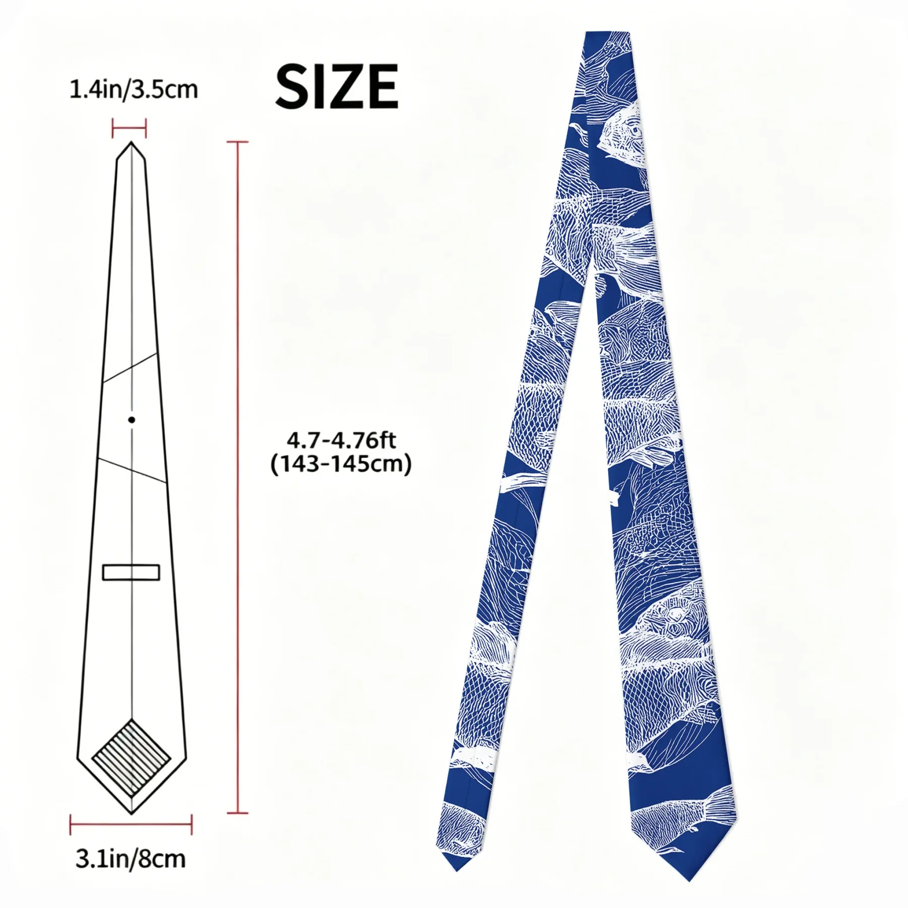 Tokyo-Tiger Blueprint Of The Sea Necktie