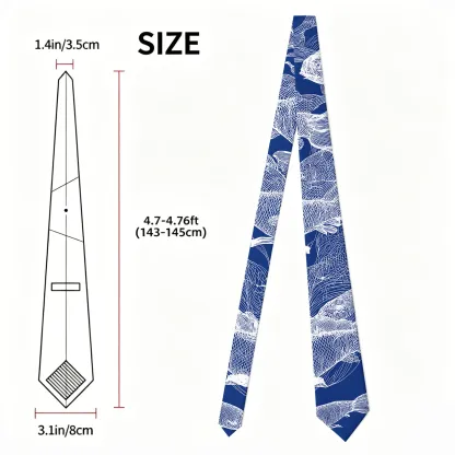 Tokyo-Tiger Blueprint Of The Sea Necktie