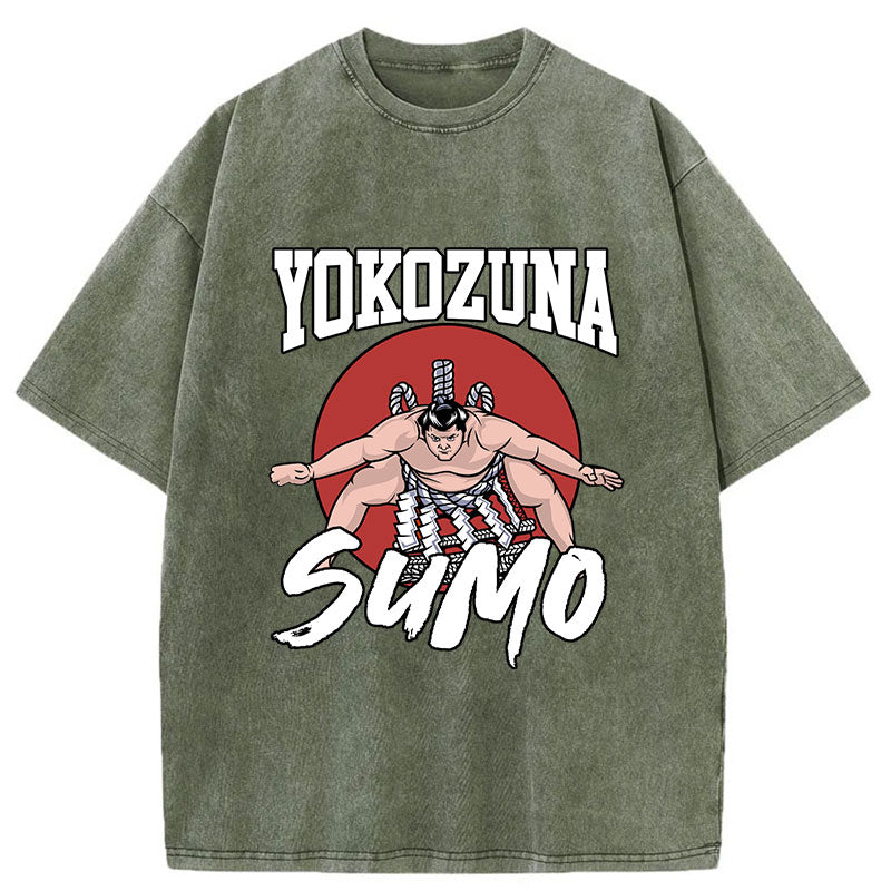 Tokyo-Tiger Yokozuna Sumo Washed T-Shirt Sale – tokyo-tiger