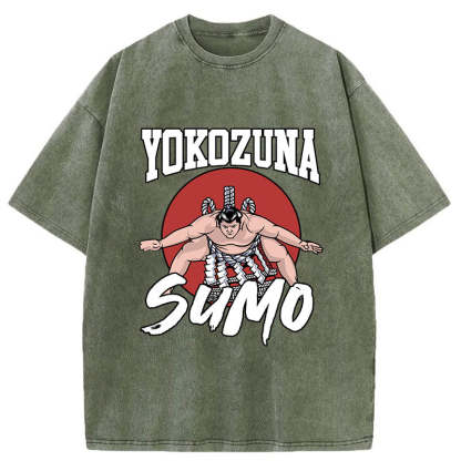 Tokyo-Tiger Yokozuna Sumo Washed T-Shirt