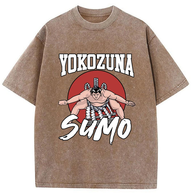 Tokyo-Tiger Yokozuna Sumo Washed T-Shirt
