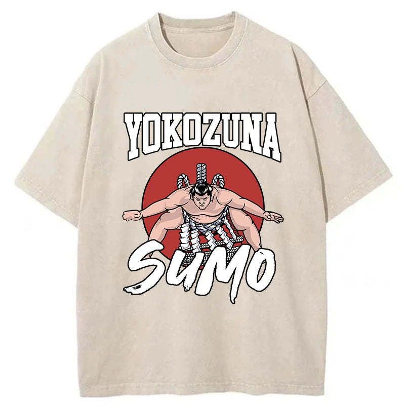 Tokyo-Tiger Yokozuna Sumo Washed T-Shirt