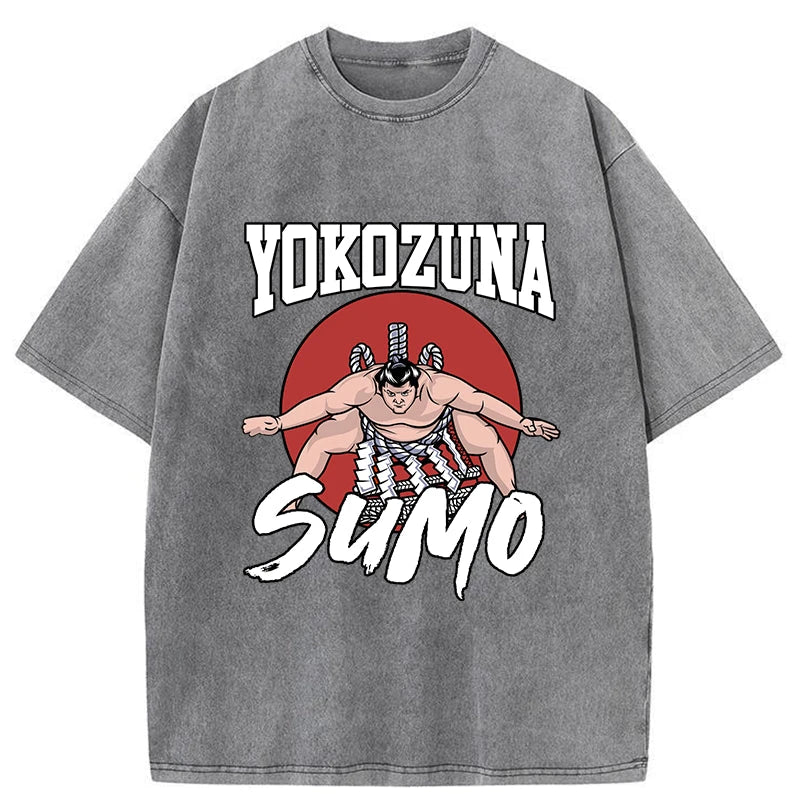 Tokyo-Tiger Yokozuna Sumo Washed T-Shirt Sale – tokyo-tiger