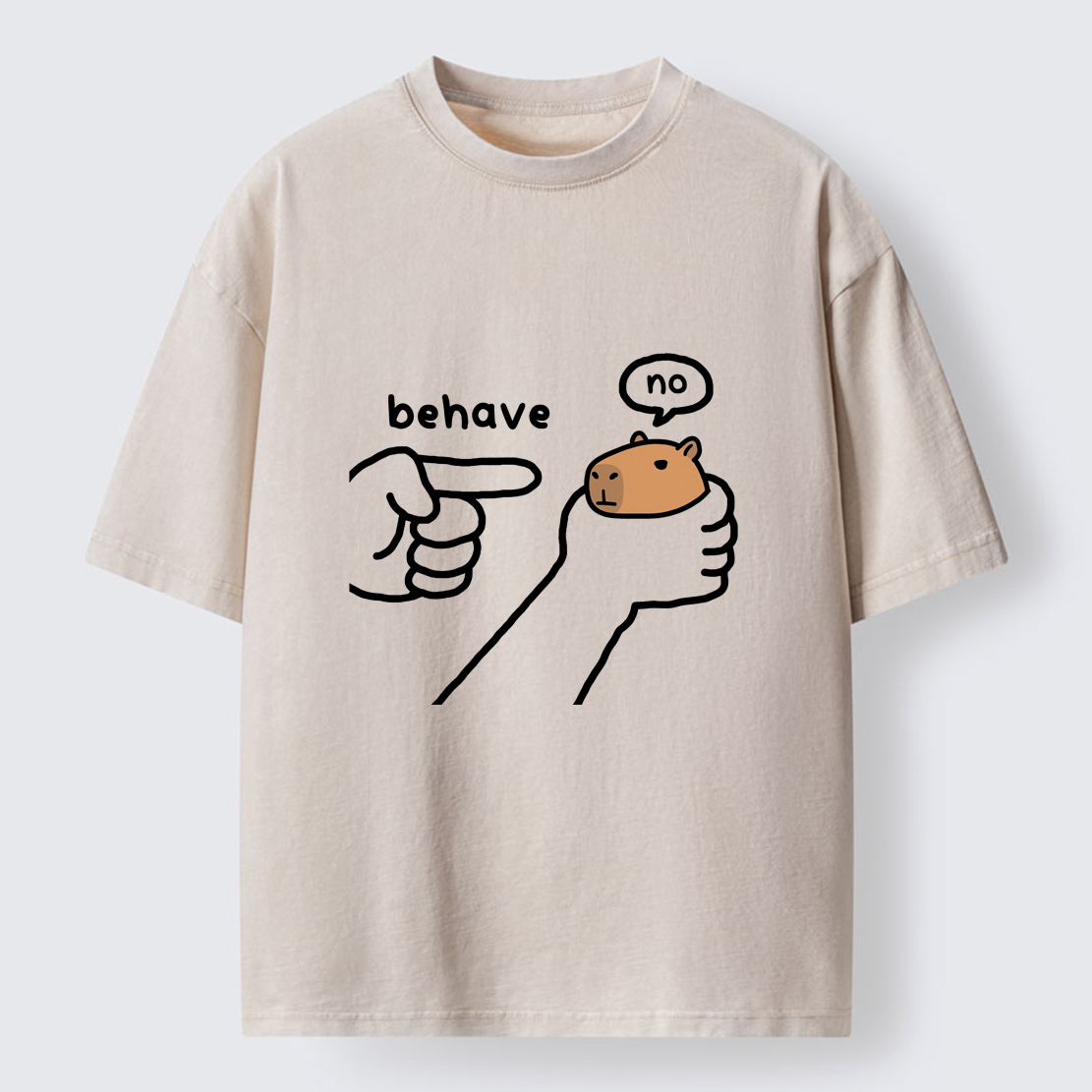 Tokyo-Tiger Dishonest Capybara Washed T-Shirt
