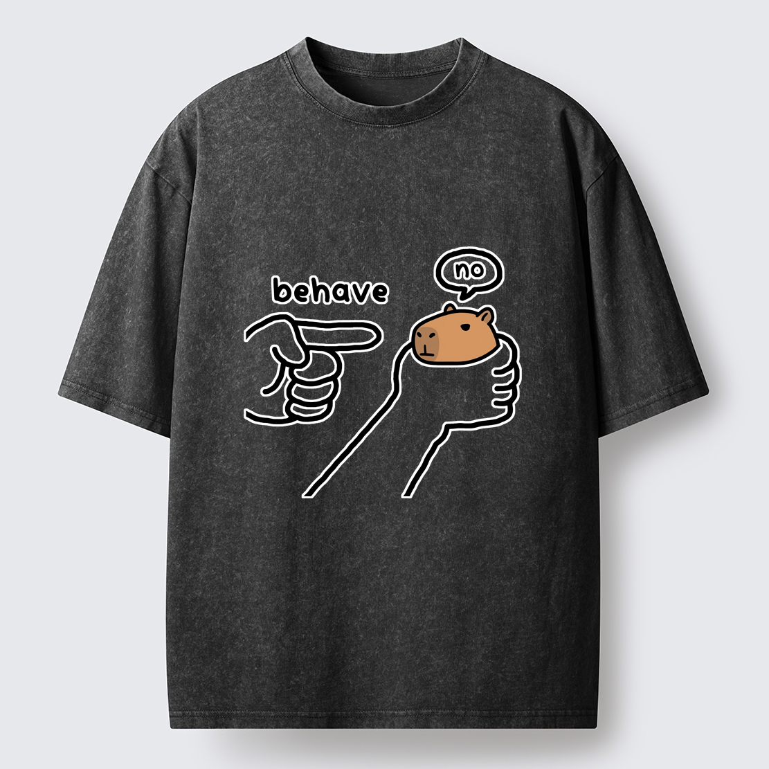 Tokyo-Tiger Dishonest Capybara Washed T-Shirt