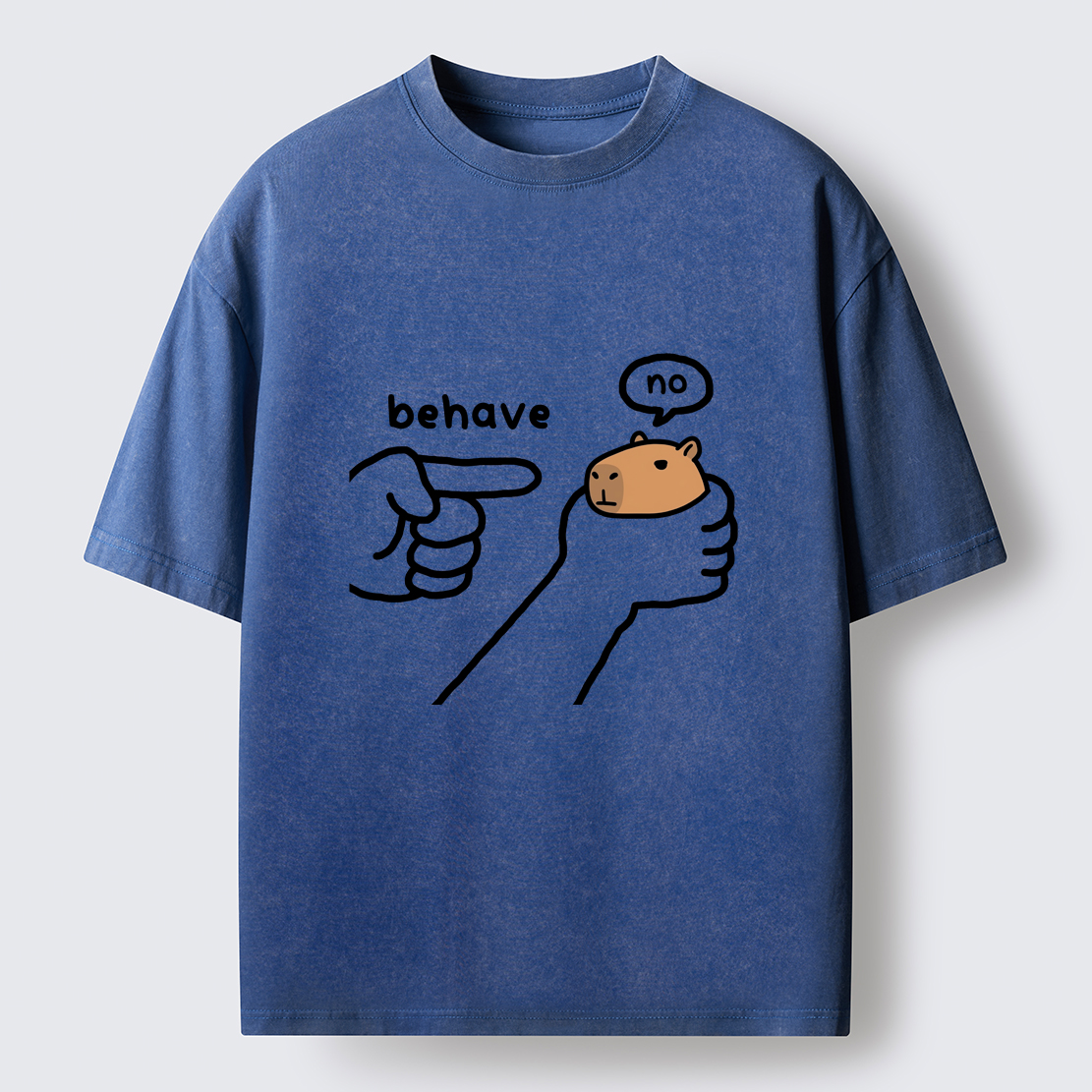 Tokyo-Tiger Dishonest Capybara Washed T-Shirt