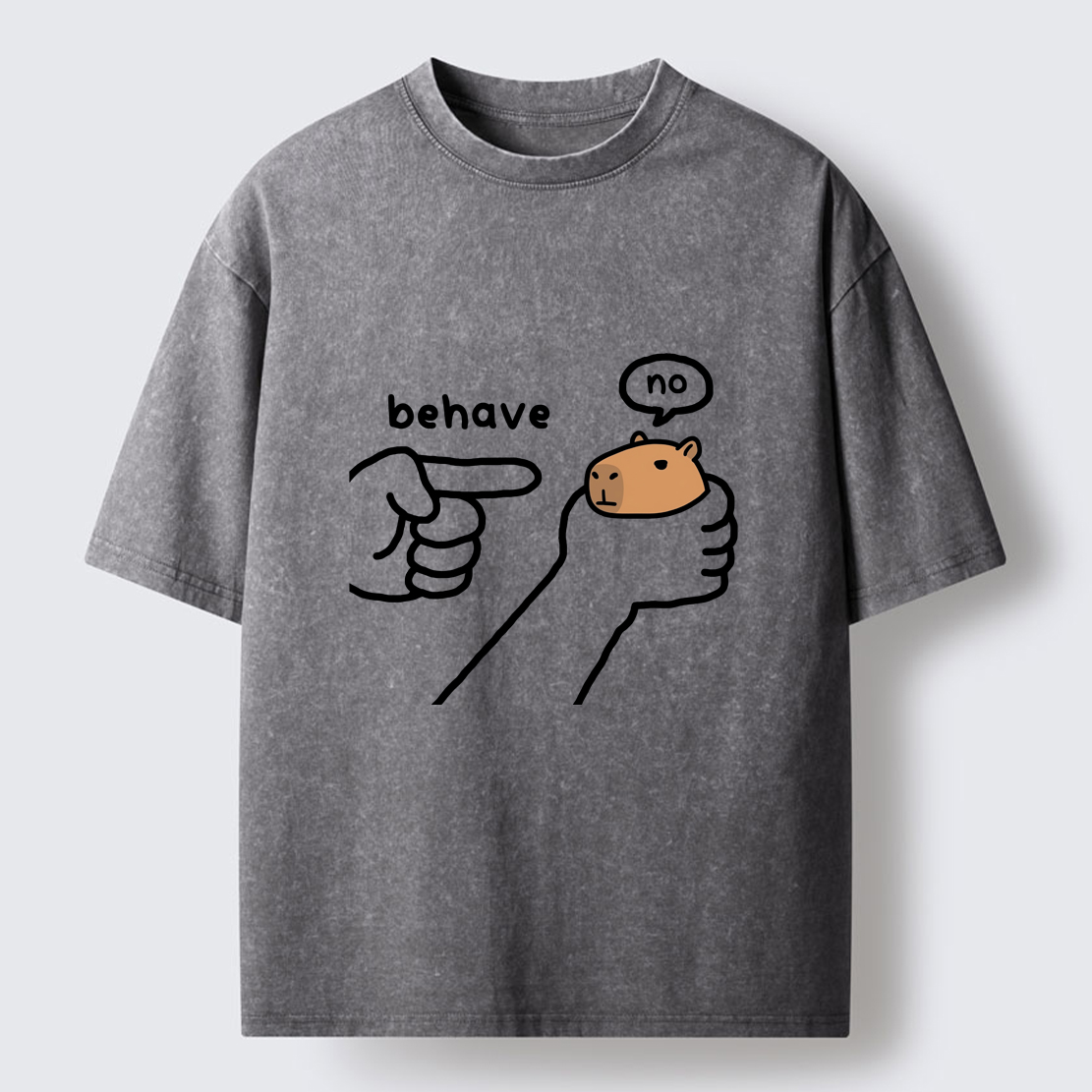Tokyo-Tiger Dishonest Capybara Washed T-Shirt