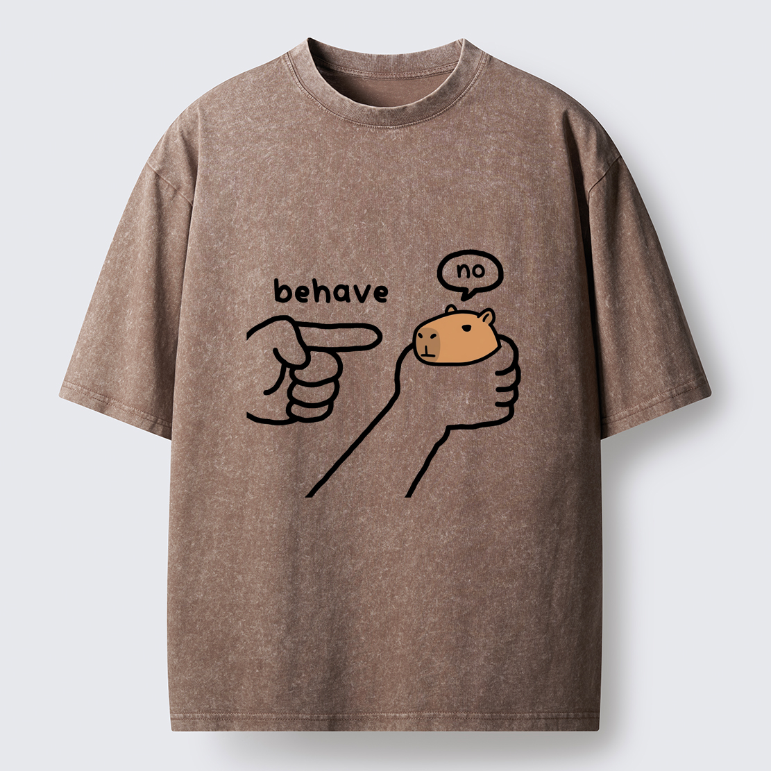 Tokyo-Tiger Dishonest Capybara Washed T-Shirt