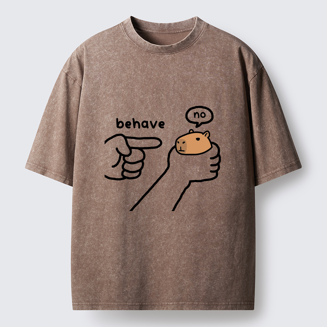 Tokyo-Tiger Dishonest Capybara Washed T-Shirt