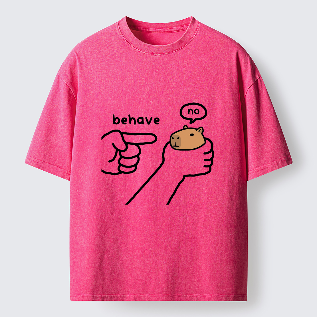 Tokyo-Tiger Dishonest Capybara Washed T-Shirt