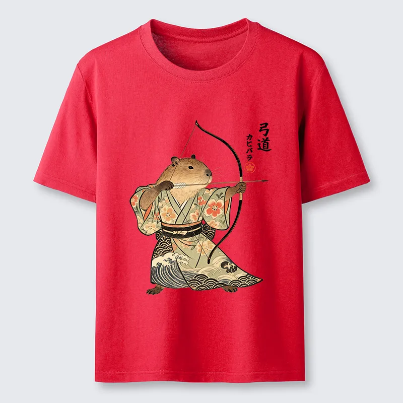 Tokyo-Tiger Capybara Archery Classic T-Shirt