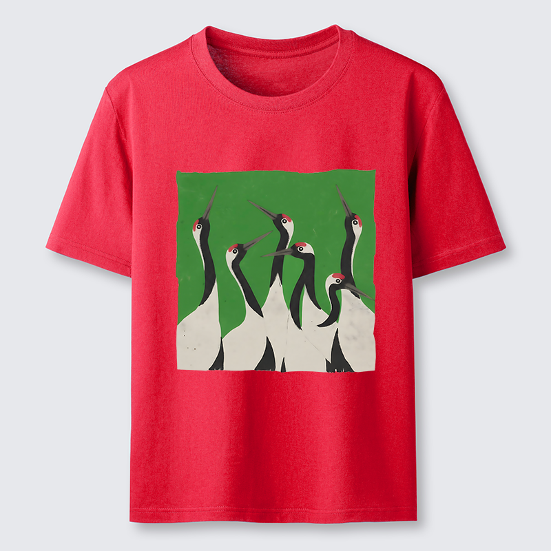 Tokyo-Tiger Crane Flock Classic T-Shirt