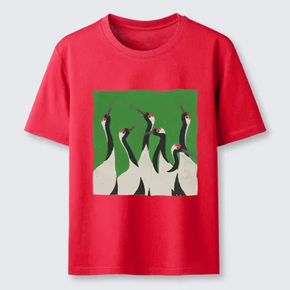 Tokyo-Tiger Crane Flock Classic T-Shirt