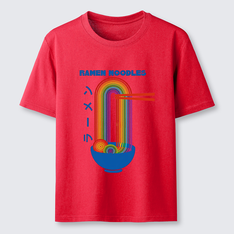 Tokyo-Tiger Ramen Rainbow Classic T-Shirt