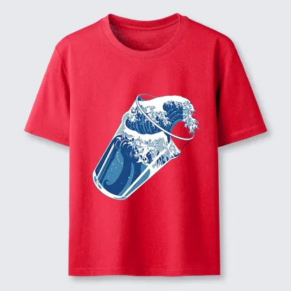 Tokyo-Tiger Waves In The Cup Classic T-Shirt