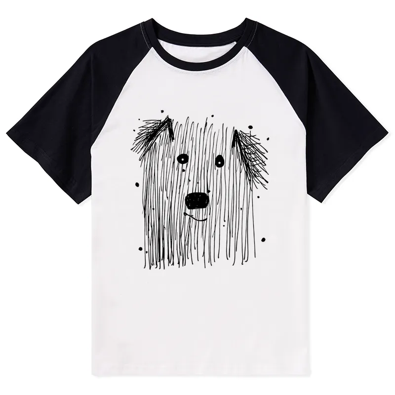 Tokyo-Tiger Fluffy Chaos In Dog Form Raglan T-shirt