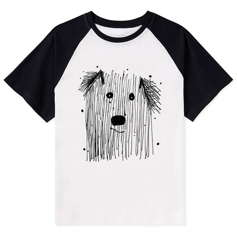 Tokyo-Tiger Fluffy Chaos In Dog Form Raglan T-shirt