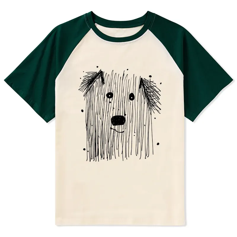 Tokyo-Tiger Fluffy Chaos In Dog Form Raglan T-shirt Sale