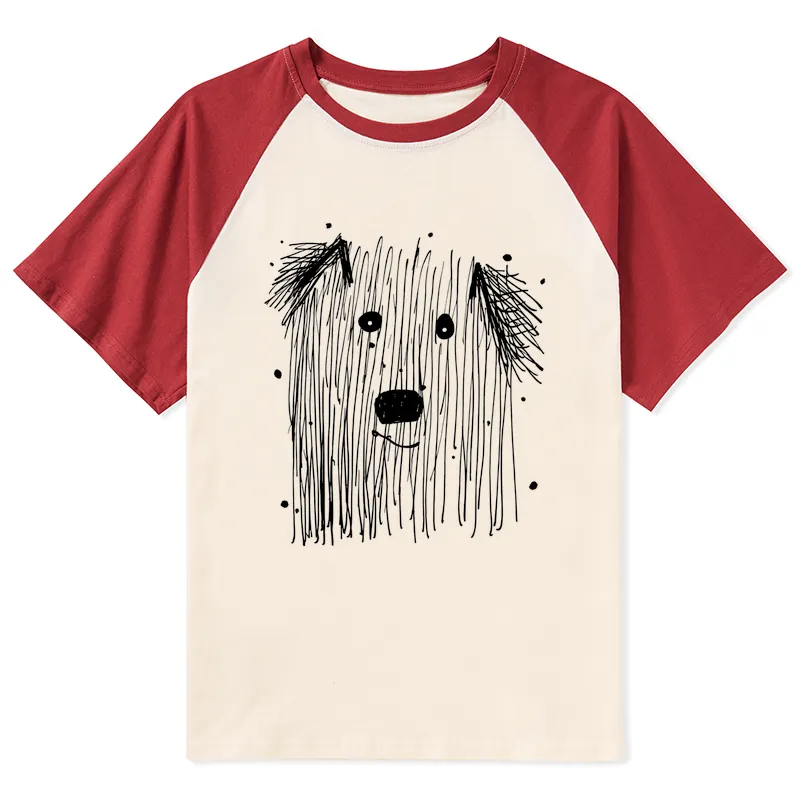 Tokyo-Tiger Fluffy Chaos In Dog Form Raglan T-shirt