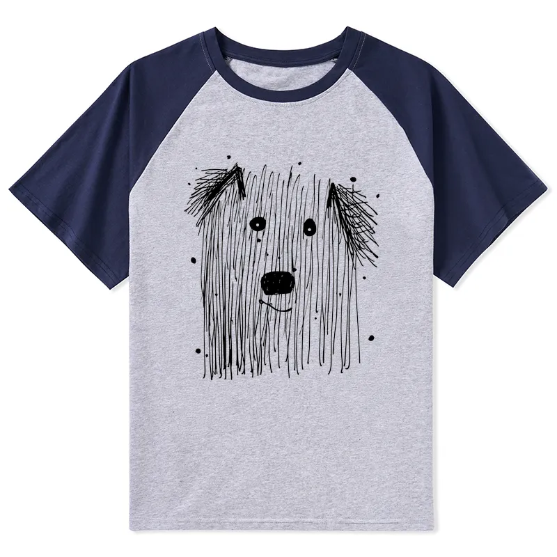 Tokyo-Tiger Fluffy Chaos In Dog Form Raglan T-shirt