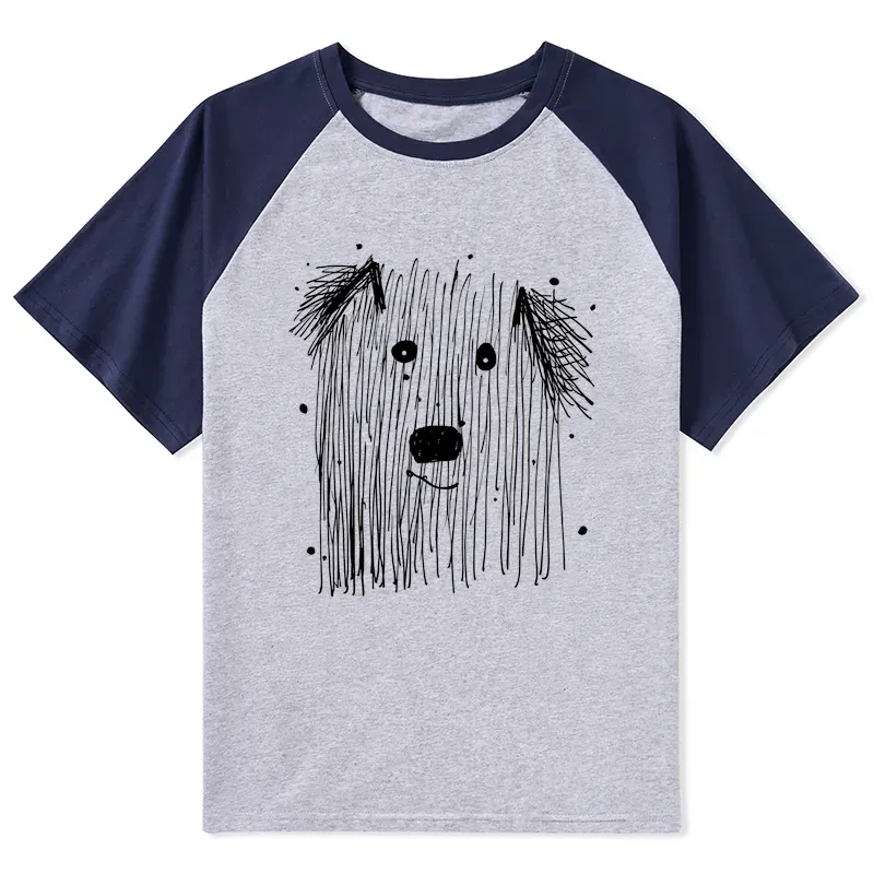 Tokyo-Tiger Fluffy Chaos In Dog Form Raglan T-shirt
