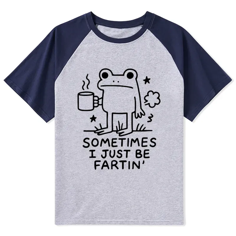 Tokyo-Tiger Sometimes A Frog Just Needs To Fart Raglan T-shirt