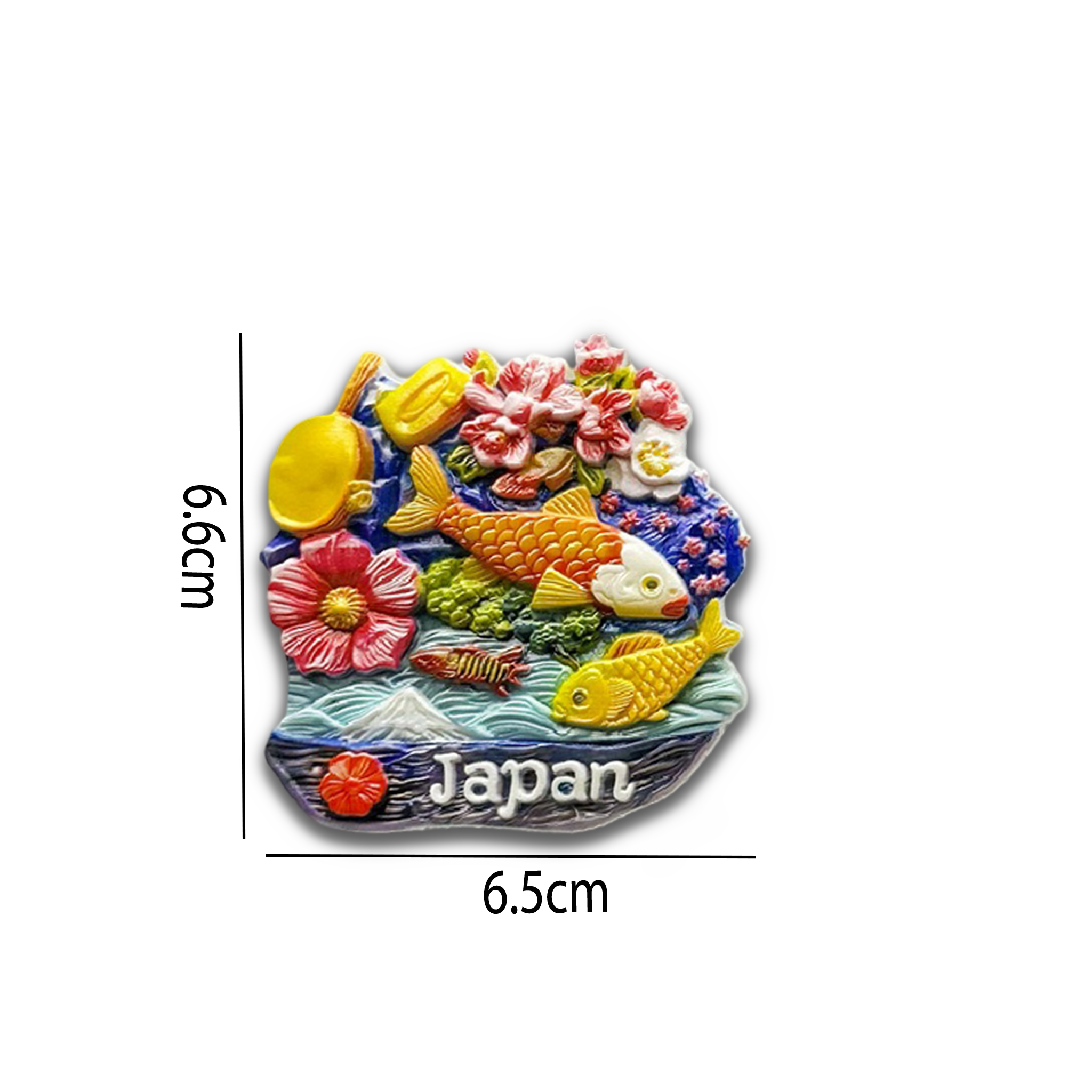 Tokyo-Tiger Japanese Koi Fridge Magnet