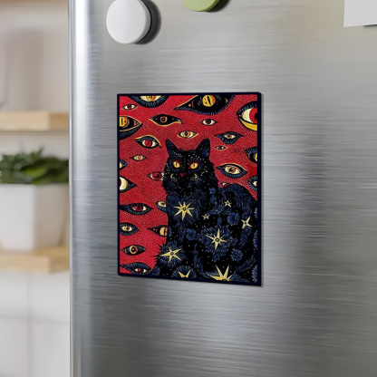 Tokyo-Tiger Mysterious Cat Fridge Magnet