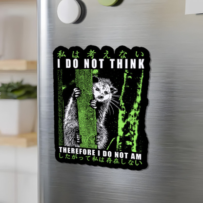 Tokyo-Tiger Stupid Possum Japan Fridge Magnet