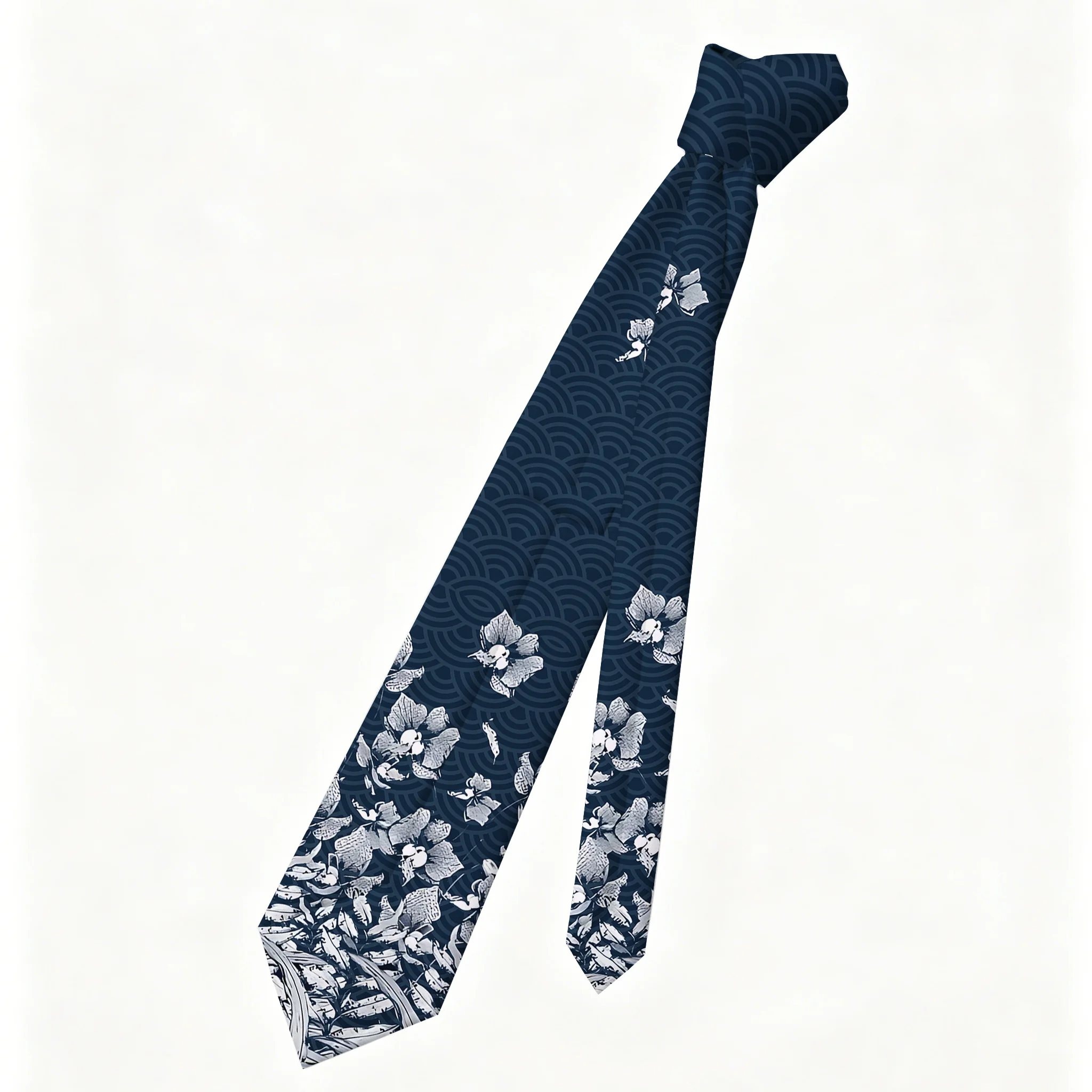 Tokyo-Tiger Falling Petals Necktie