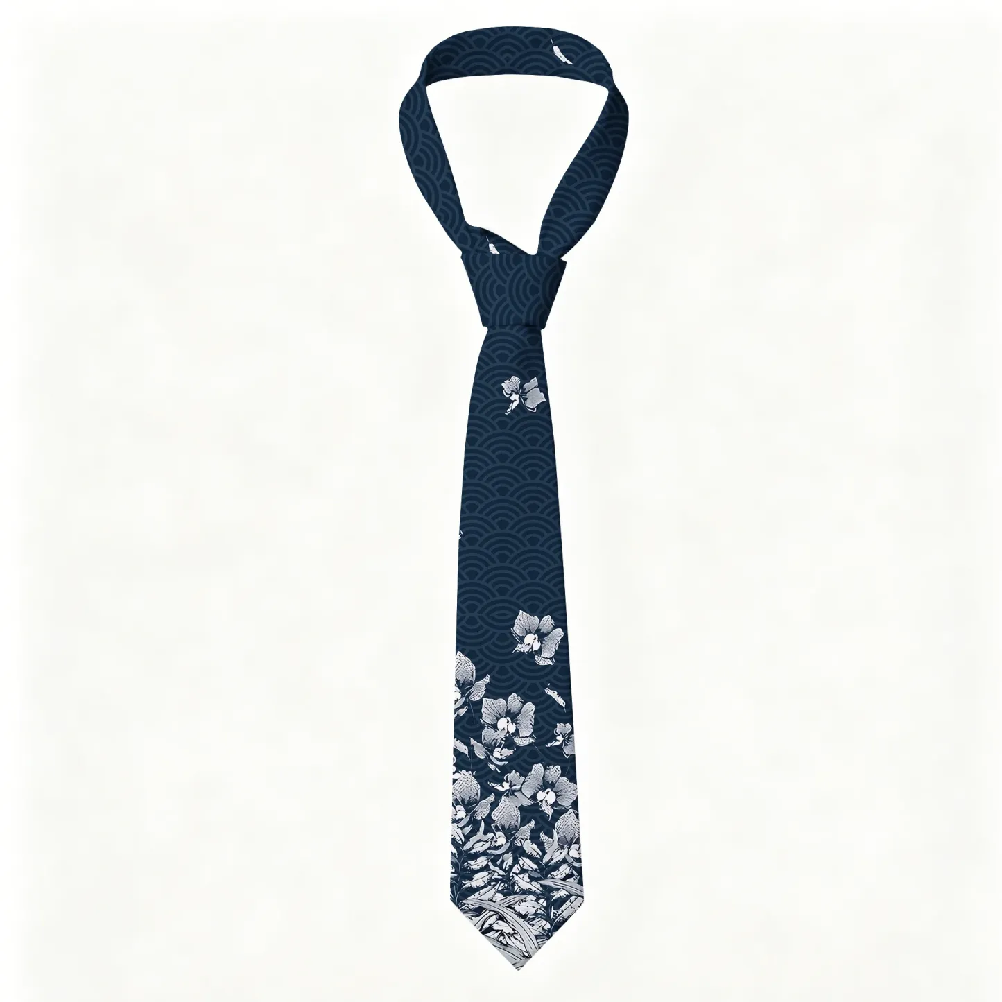 Tokyo-Tiger Falling Petals Necktie Sale