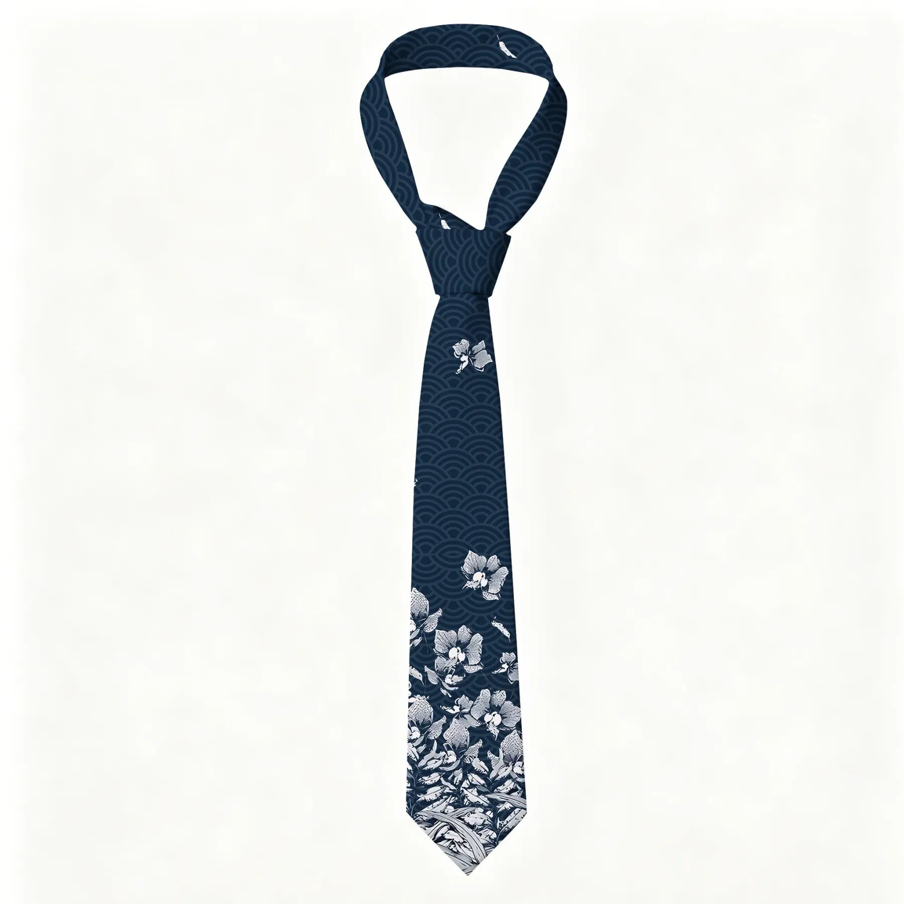Tokyo-Tiger Falling Petals Necktie Sale