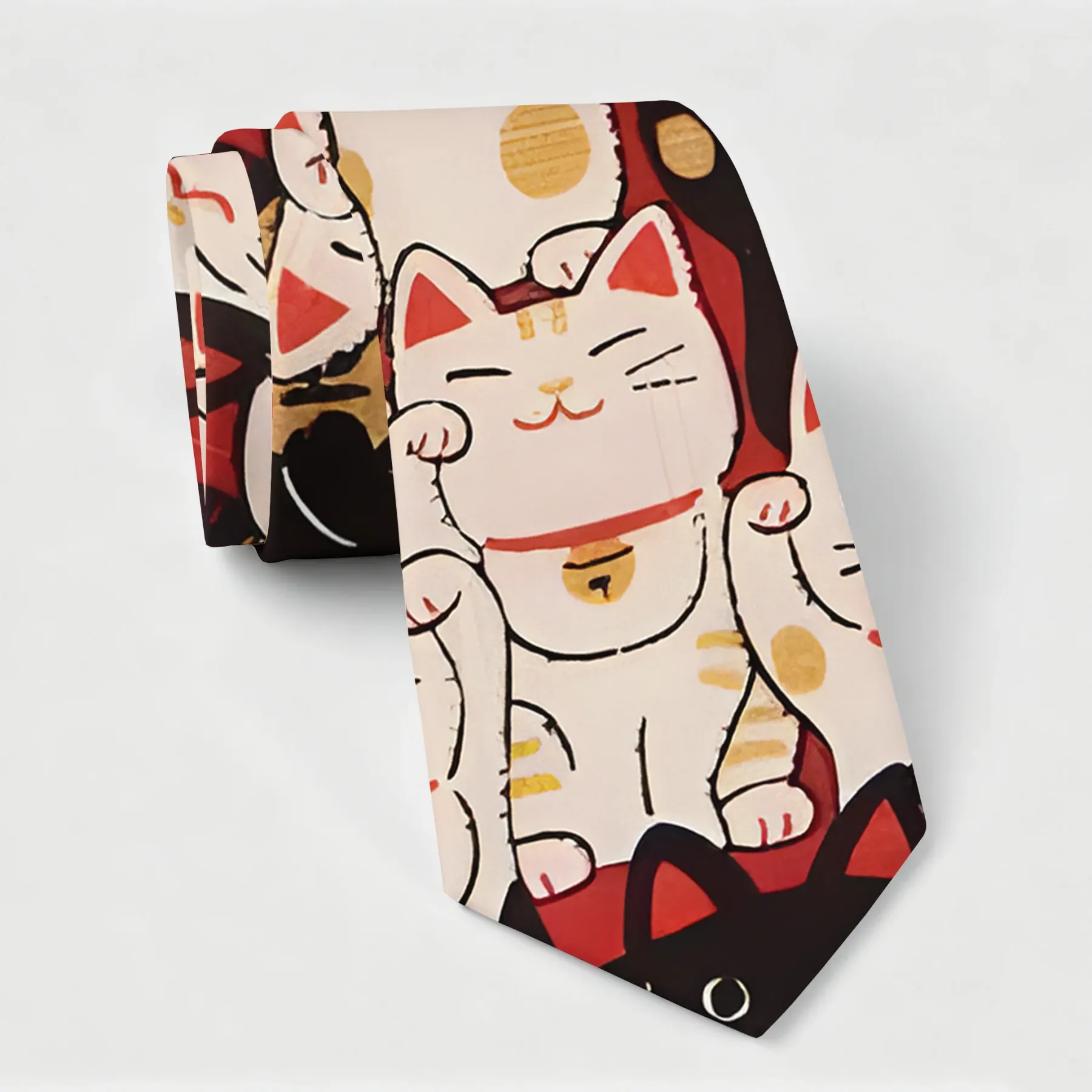 Tokyo-Tiger Lucky Cat Necktie