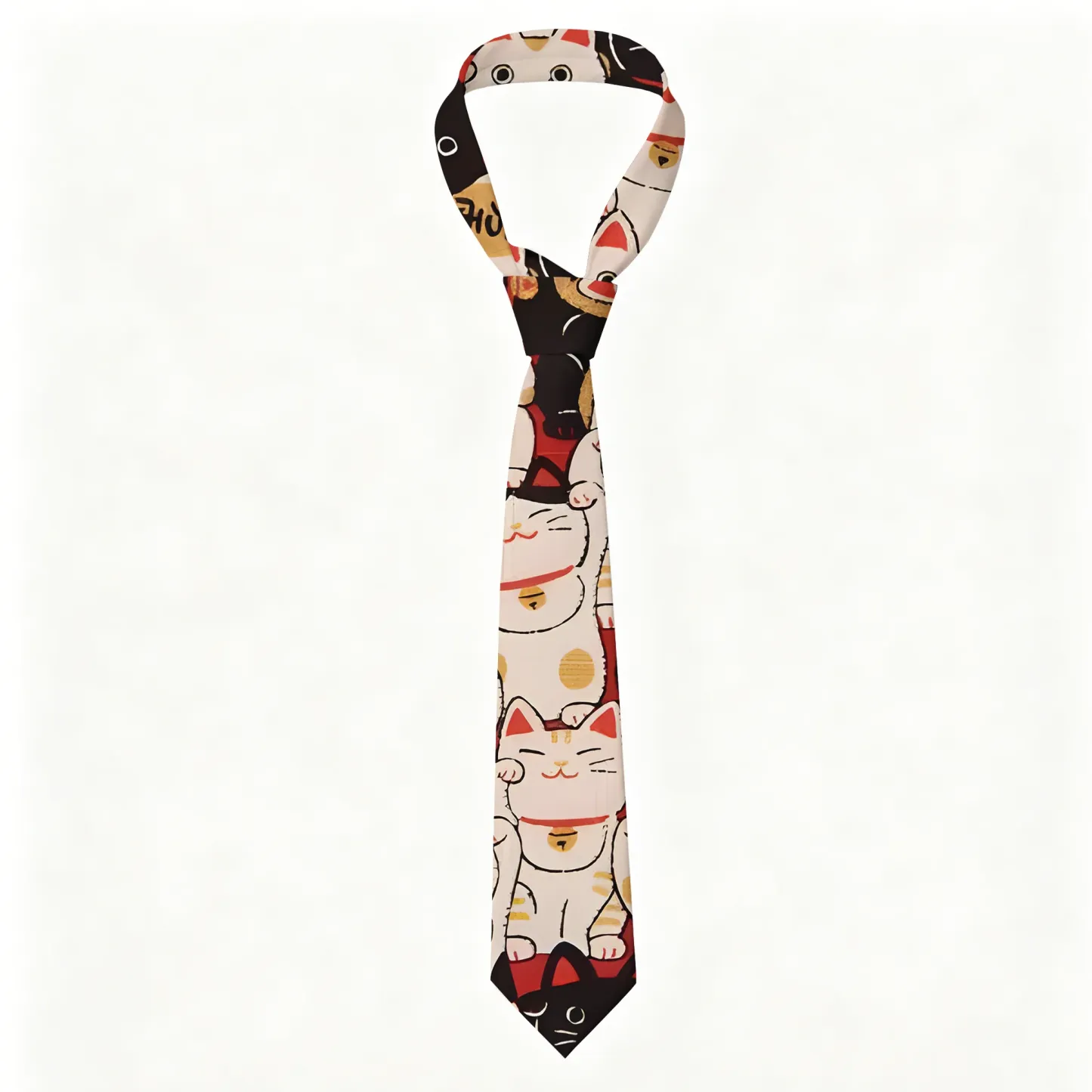 Tokyo-Tiger Lucky Cat Necktie Sale