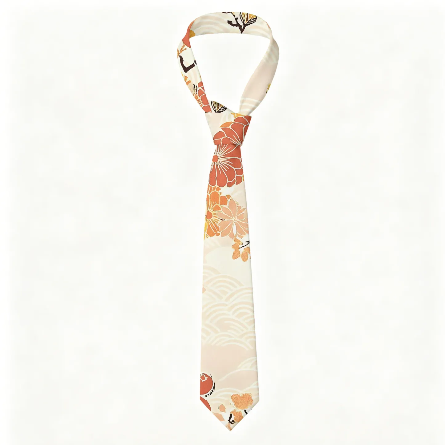 Tokyo-Tiger Fruitful Flower Necktie Sale