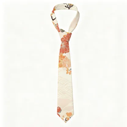 Tokyo-Tiger Fruitful Flower Necktie