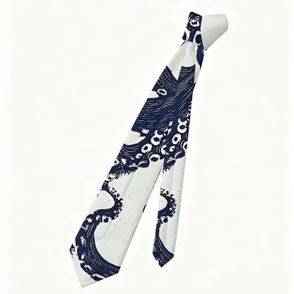 Tokyo-Tiger Ocean Octopus Necktie