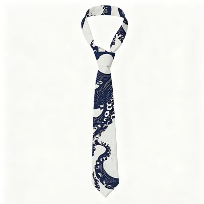 Tokyo-Tiger Ocean Octopus Necktie