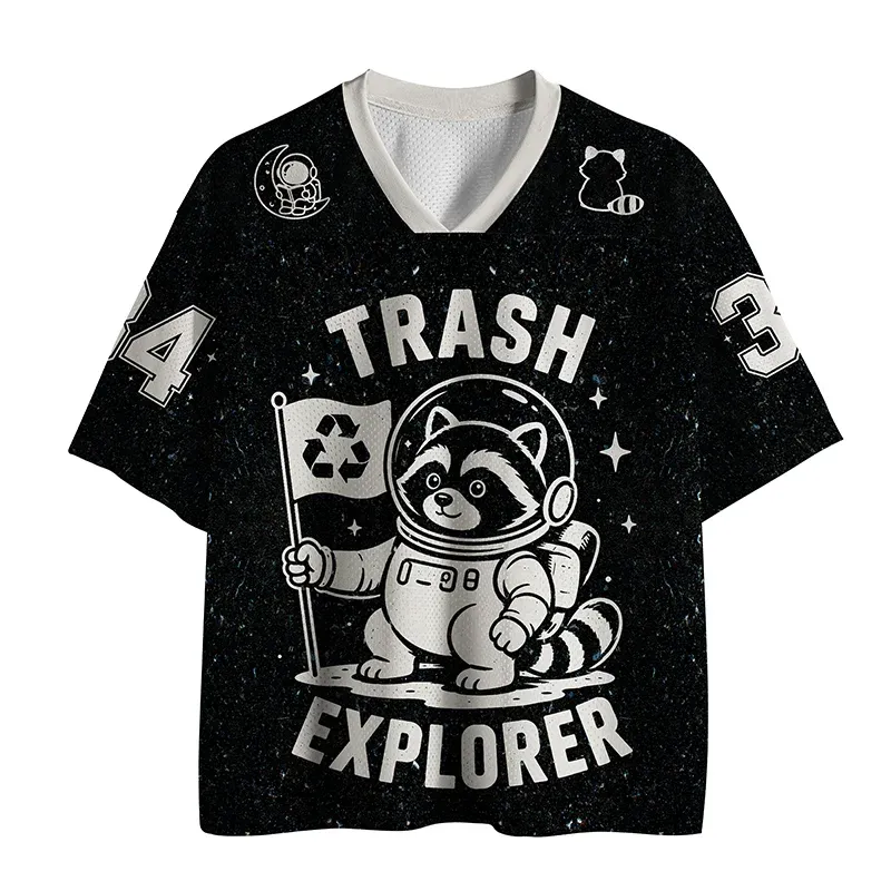 Tokyo-Tiger Raccoon Astronaut Funny Mesh Jersey Sale