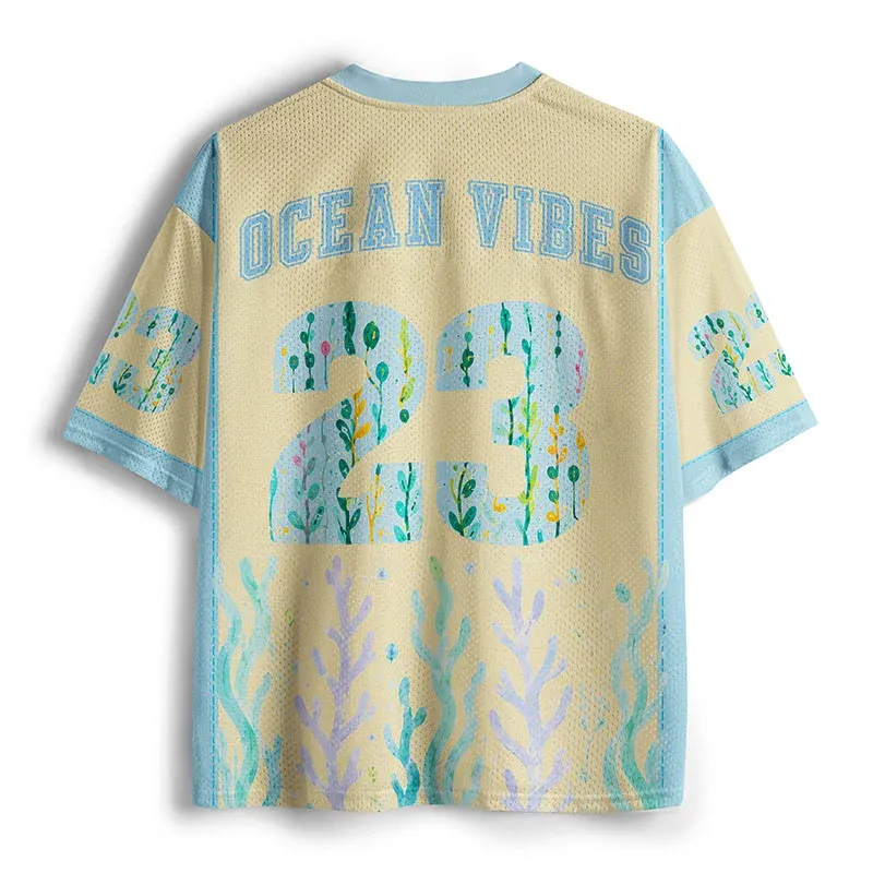 Tokyo-Tiger Three Fat Fish Funny Mesh Jersey